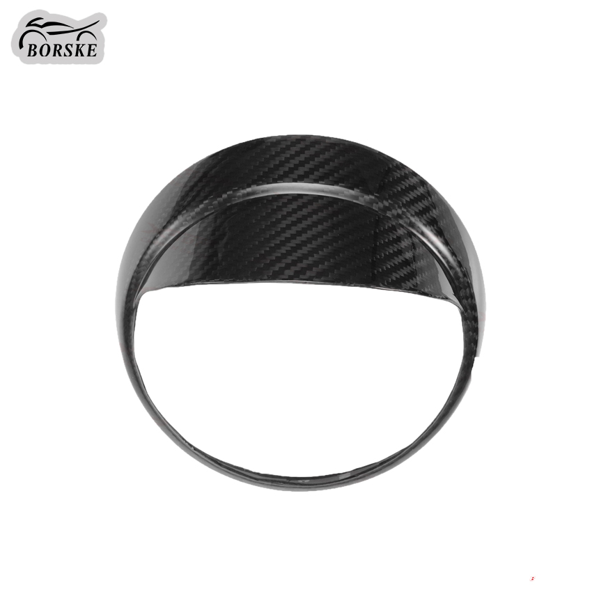 Borske Motorcycle Accessories Factory Custom Carbon Fiber Headlight Cover for Vespa GTS 300